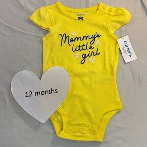Carter's NWT Yellow Baby One Piece - Mommy's Little Girl
